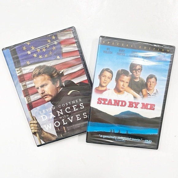 Dances With Wolves & Stand By Me dvds - Picture 1 of 2